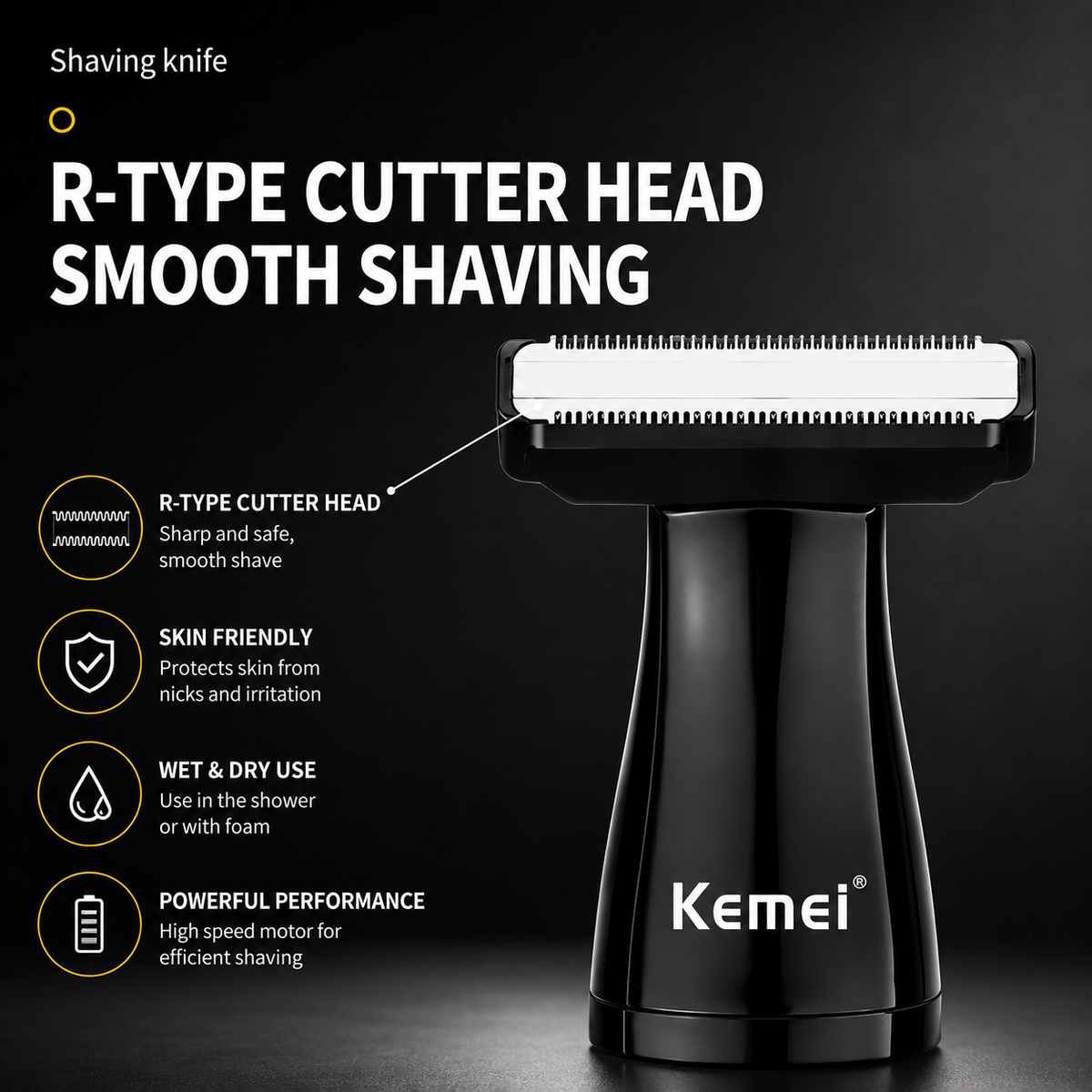 Kemei 3-in-1 Multi-Function Grooming Kit