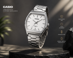 Casio Vintage White Dial Barrel
