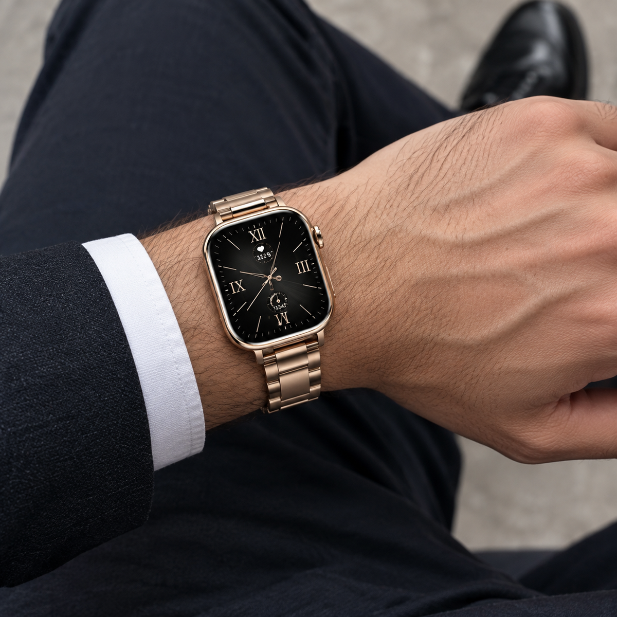 Haino Teko Mini G8 Black Edition Smart Watch With Free Bracelet